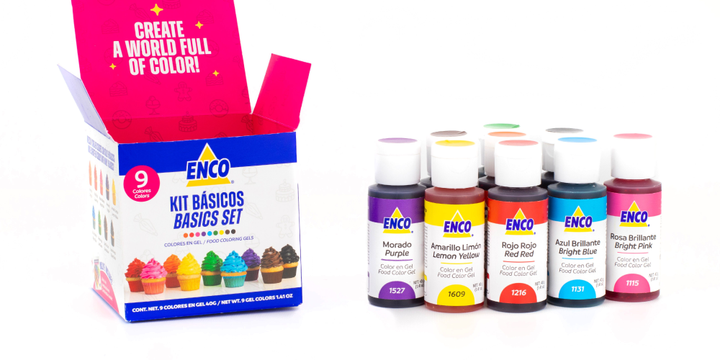 9 ENCO Basic Gel Set and 60 Combinations