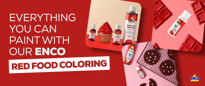 Everything you can paint with our ENCO Red Food Coloring