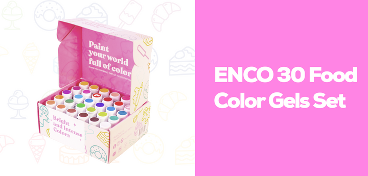 Introducing Our 5 ENCO Food Coloring Gel Sets