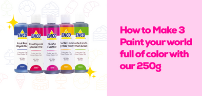 Discover our large presentation: 250g of ENCO’s Food Coloring Gels!