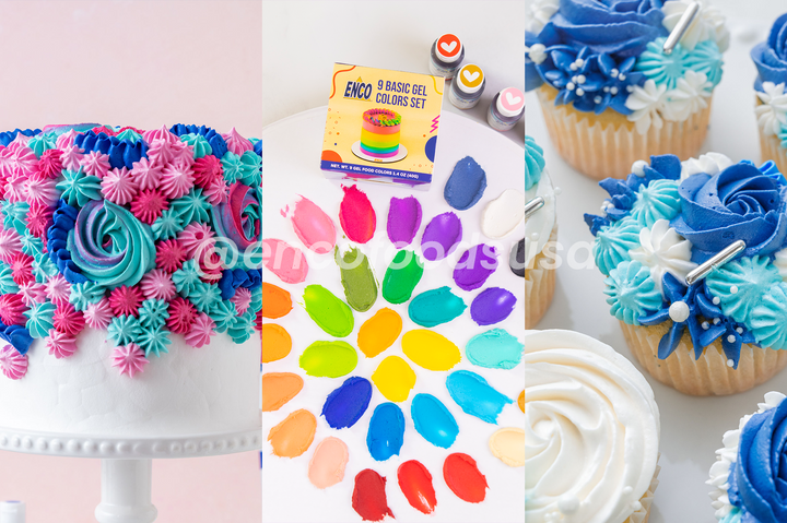 #EncoHack: How To Make 60 Shades with only 9 Food Color Gels
