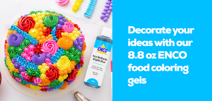 Get Our 8.8 Oz ENCO Food Color Gels – Now Available on Amazon!