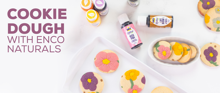 How to paint your cookie dough with ENCO natural colors