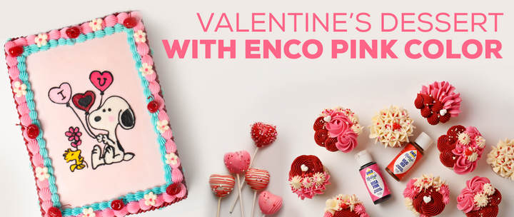 5 Desserts You Can Decorate with Our ENCO Pink Food Color