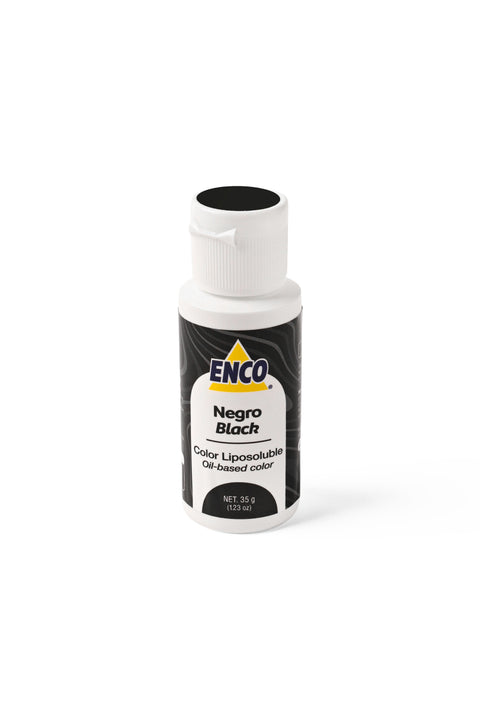 ENCO Black Oil Based Food Coloring 1.23 oz (35g)