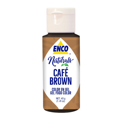 ENCO Naturals Food Coloring Gel Brown 1.41 oz (40g)