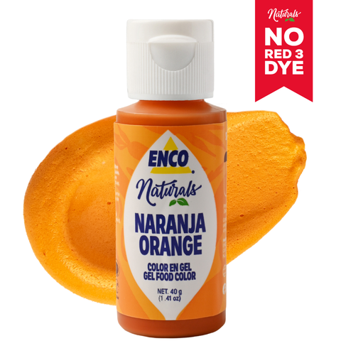 ENCO Orange Natural Food Color Gel 1.41 oz (40g)