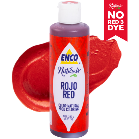 ENCO RED NATURAL FOOD COLORING GEL 8.81 OZ