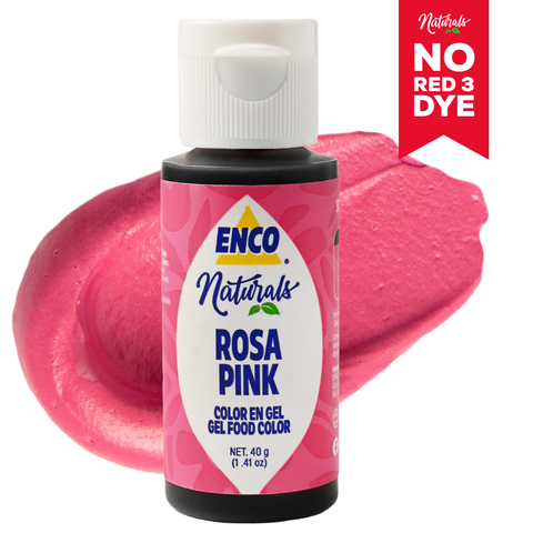 ENCO Pink Natural Food Color Gel 1.41 oz (40g)