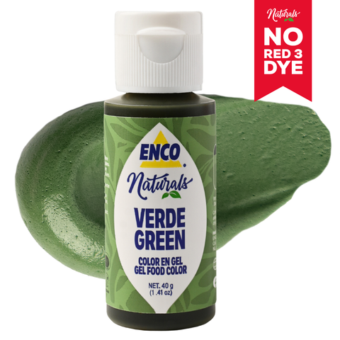ENCO Green Natural Food Color Gel 1.41 oz (40g)