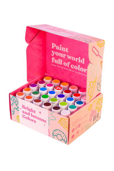 ENCO 30 Food Coloring Gel Set 1.41 oz each (40g)