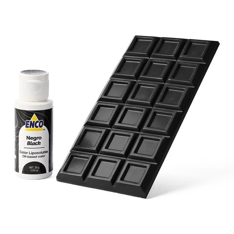ENCO Black Oil Based Food Color 1.23 oz (35g) for Coloring Chocolate