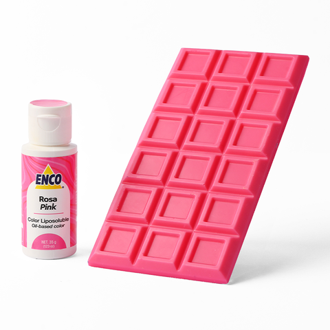ENCO Pink Oil Based Food Color 1.23 oz (35g) for Coloring Chocolate