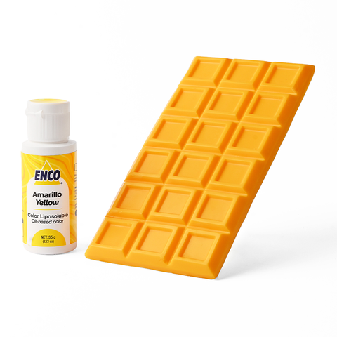 ENCO Yellow Oil Based Food Color 1.23 oz (35g) for Coloring Chocolate