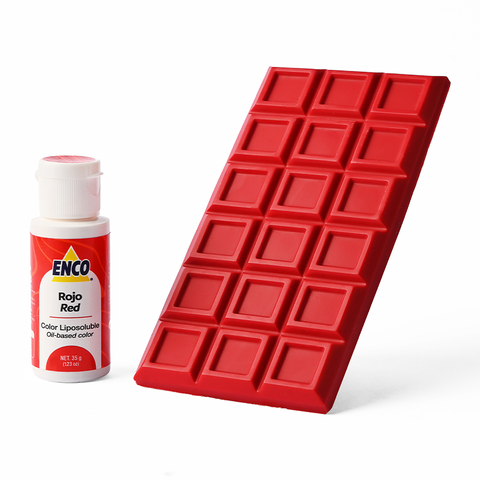 ENCO Red Oil Based Food Color 1.23 oz (35g) for Coloring Chocolate