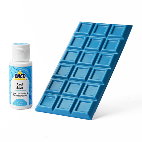 ENCO Blue Oil Based Food Color 1.23 oz (35g) for Coloring Chocolate