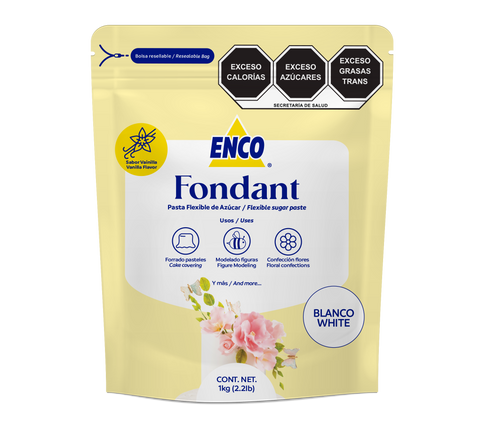 White Fondant Vanilla 2.2 Lb (1 kg)