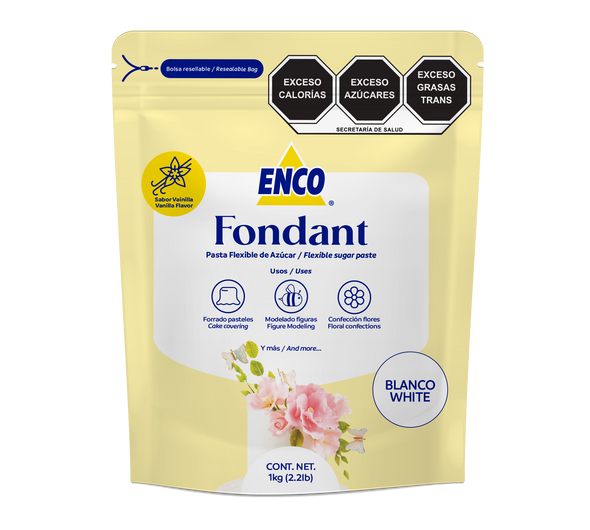 White Fondant Vanilla 2.2 Lb (1 kg)